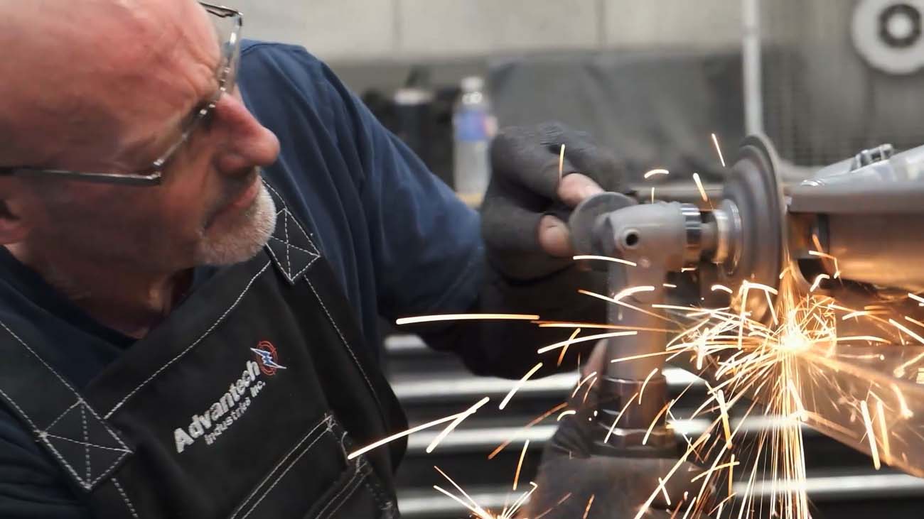 Advantech Industries production floor for Sheet Metal Fabrication, Welding, CNC machining, milling, and full assembly services