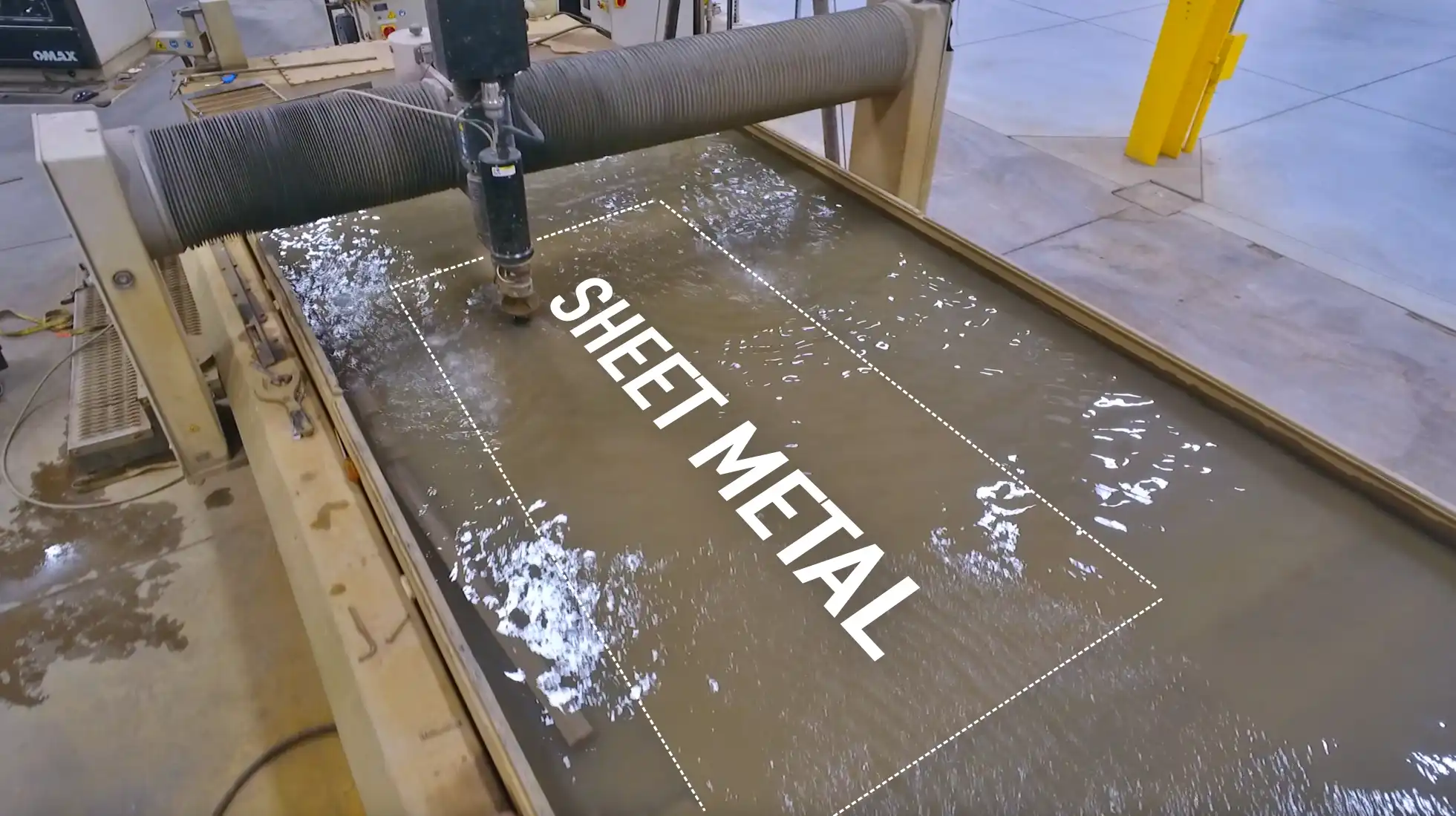 Water Jet Cutting Sheet Metal