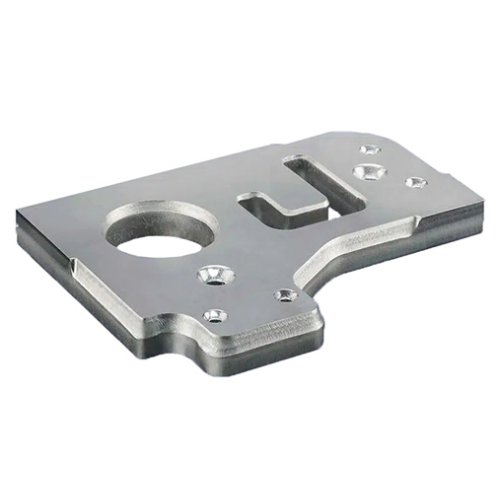 Water Jet Cut Steel Part
