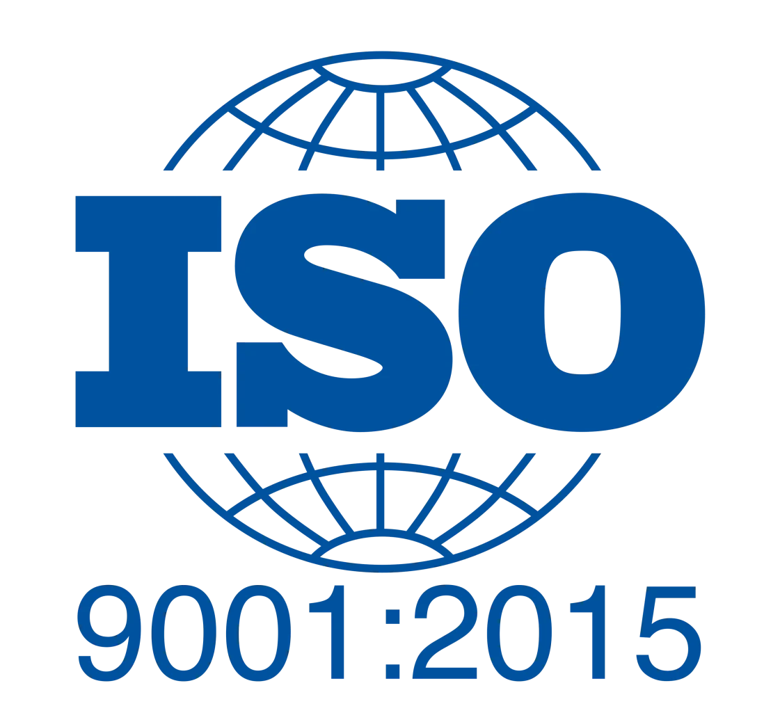 ISO 9001:2015 accreditation logo